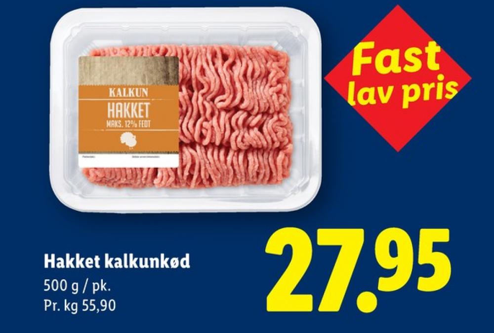 Hakket kalkun