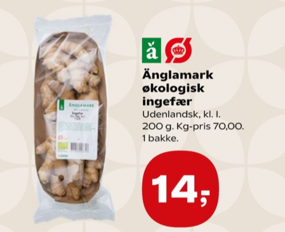 Änglamark, Ingefær