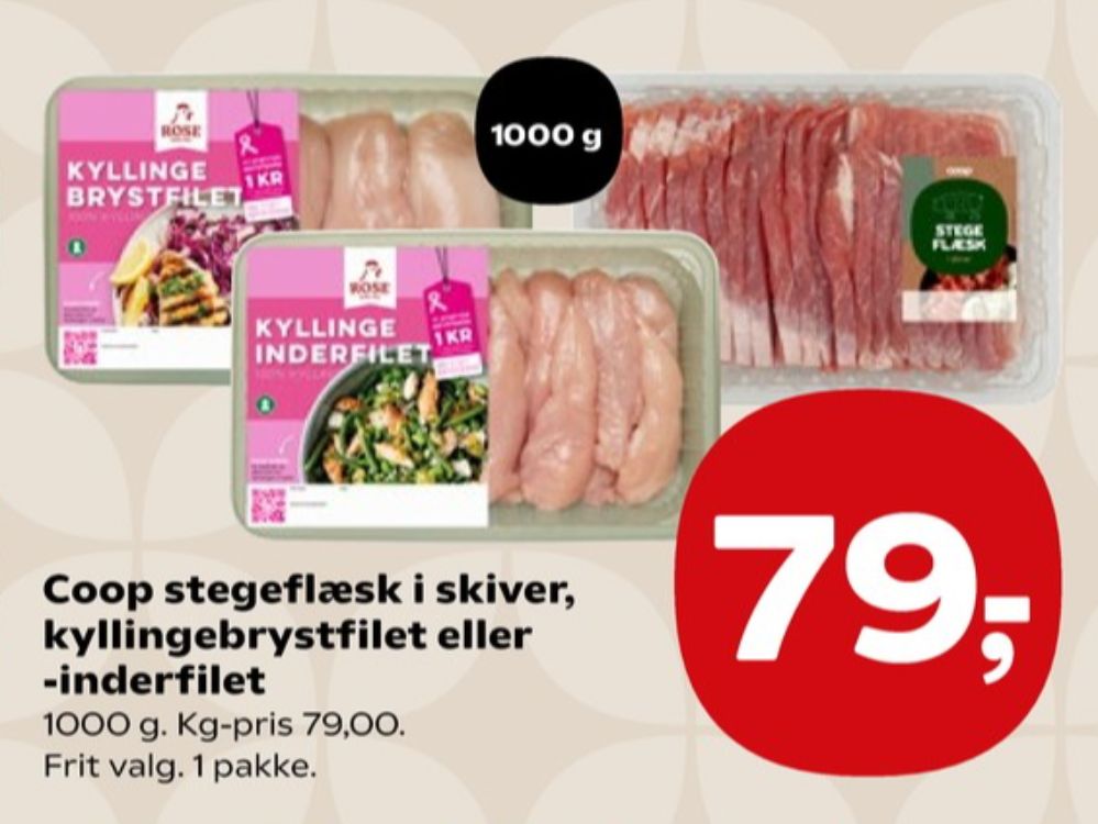 Rose, Kyllingebrystfilet