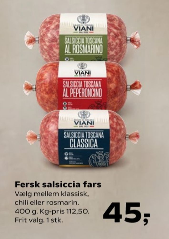 Viani, Salsiccia Toscana Al Peperoncino