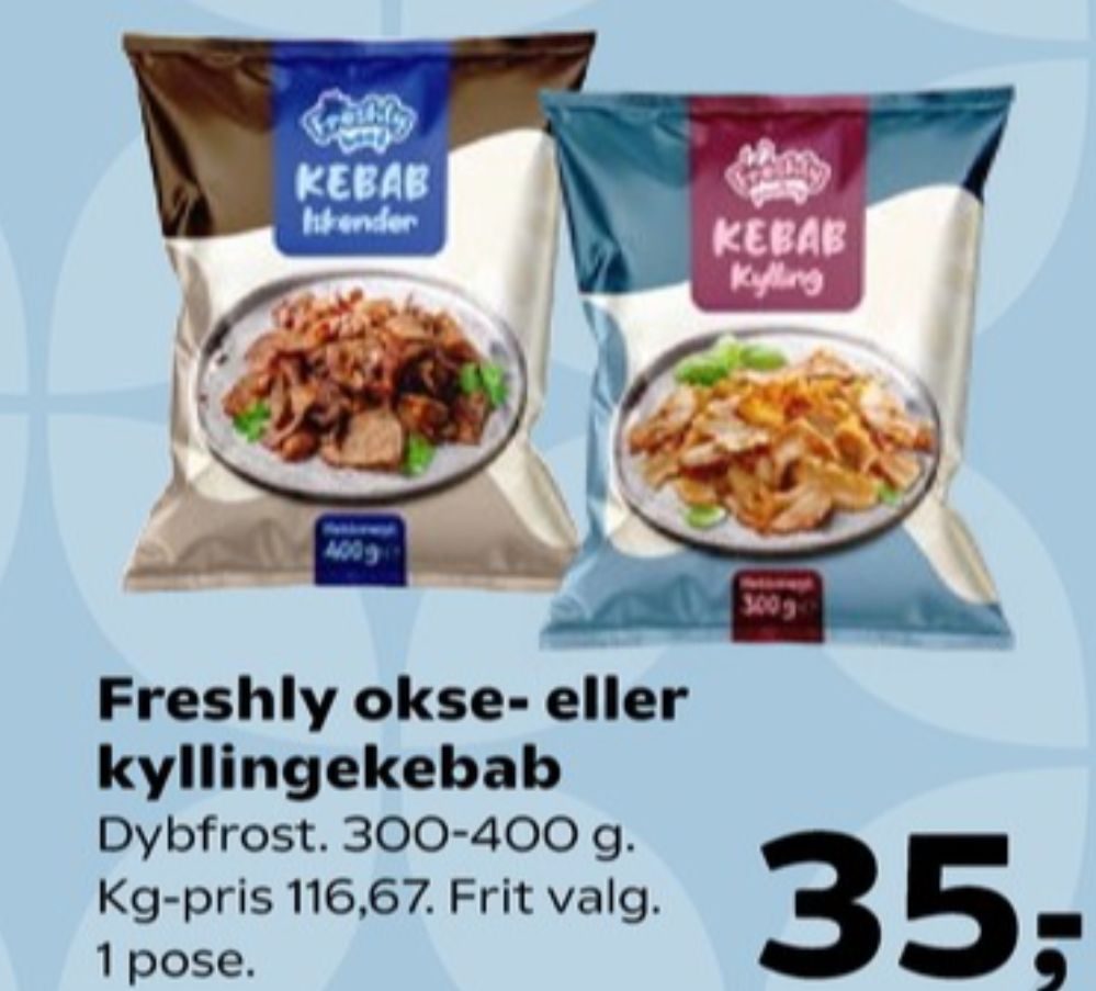 Freshly, Kebab Kylling