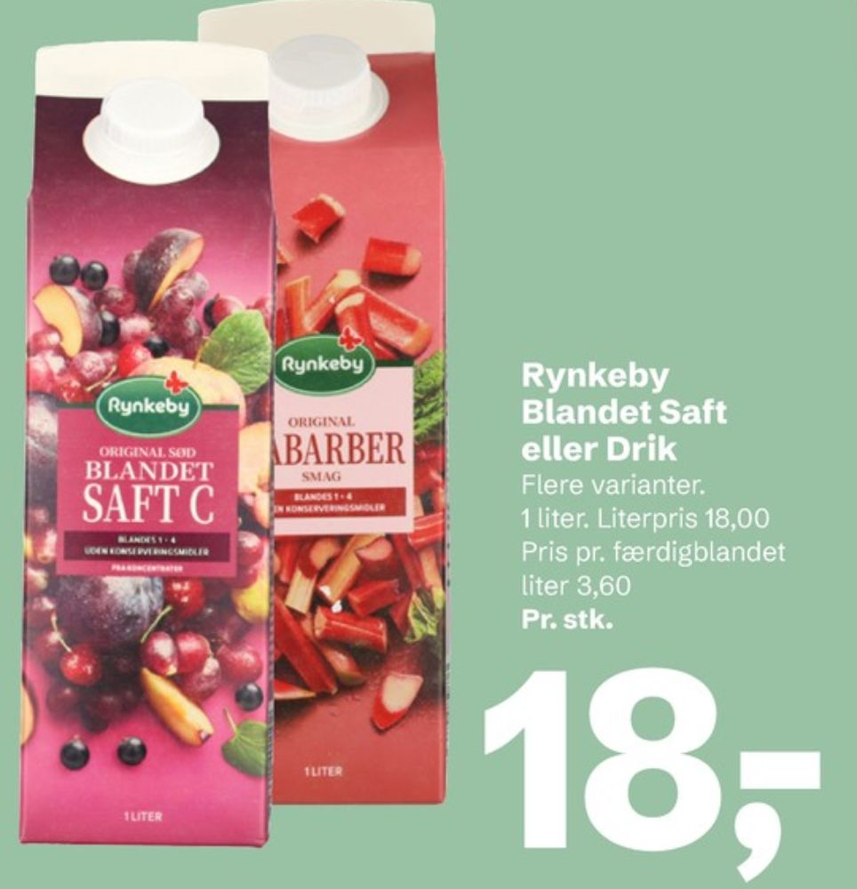 Rynkeby, Blandet Saft C