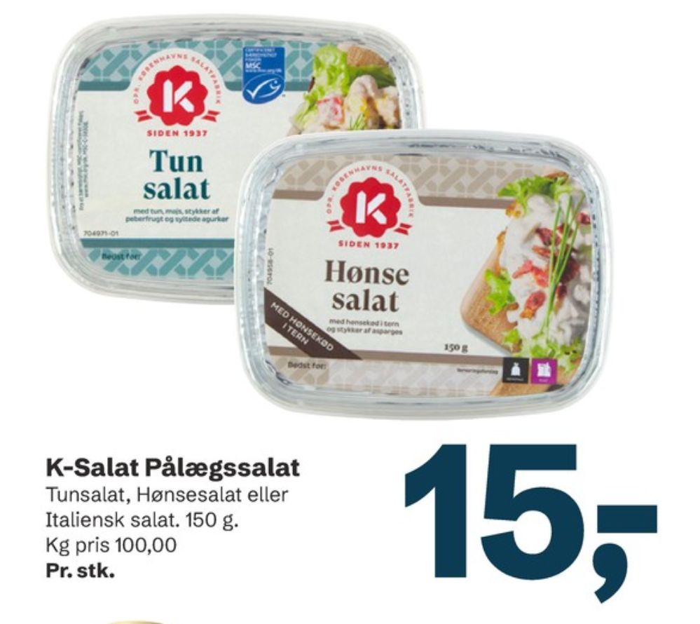K-salat, Hønsesalat