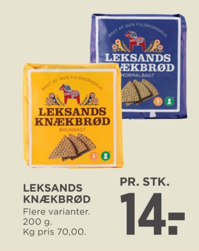 Leksands, Rågbit knækbrød