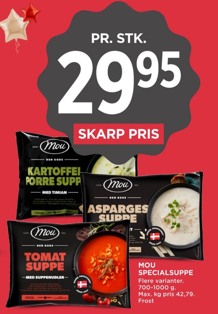 Mou, Aspargessuppe