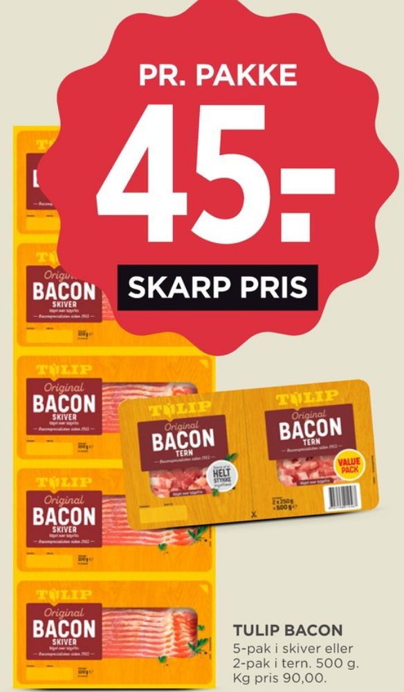 Tulip, Baconskiver