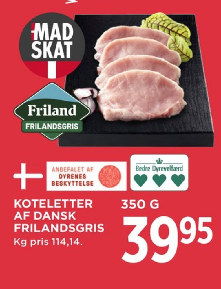 FRILAND Frilandsgris, Grisekoteletter