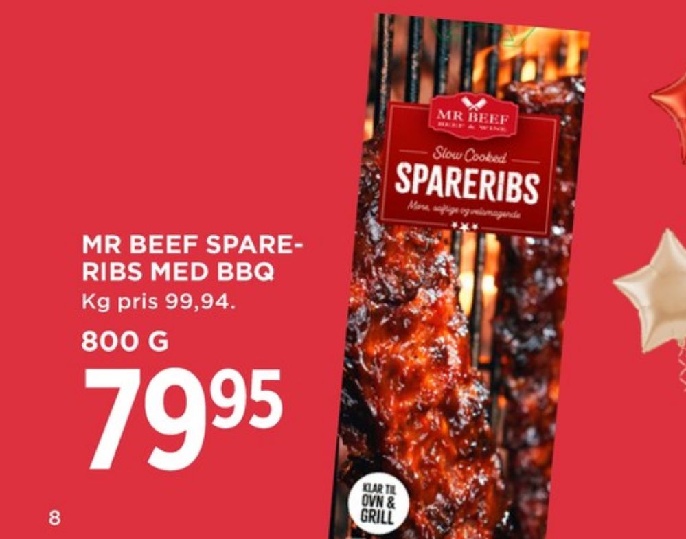 Mr Beef, Spareribs