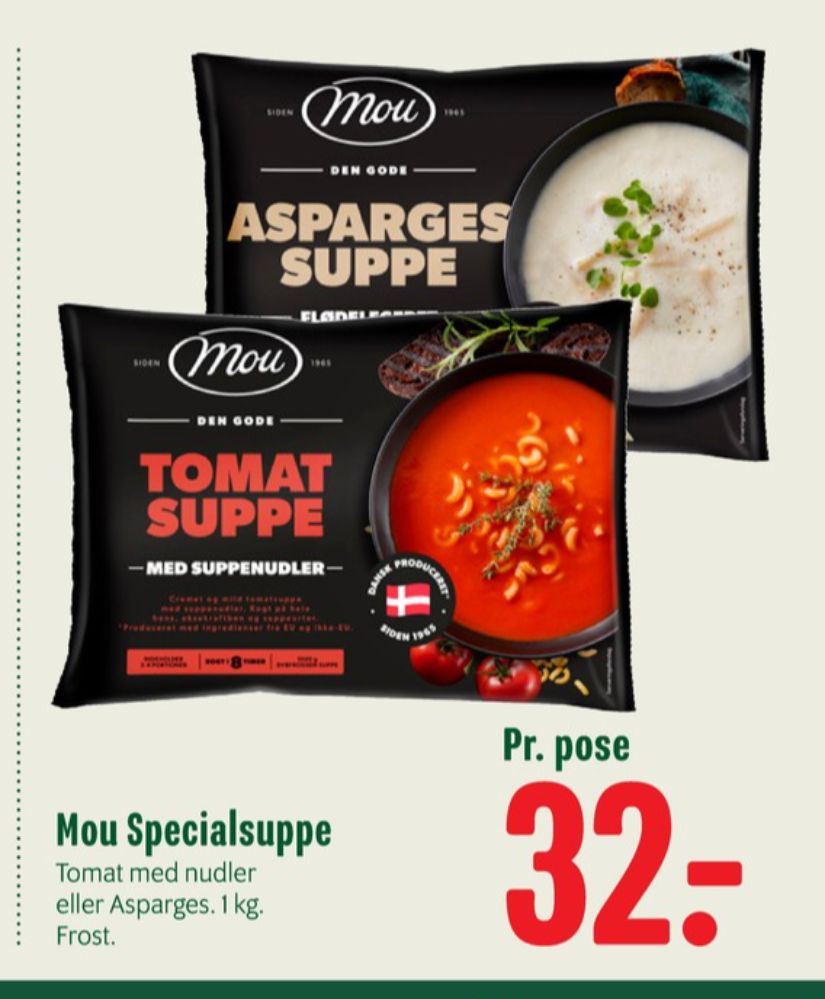 Mou, Aspargessuppe