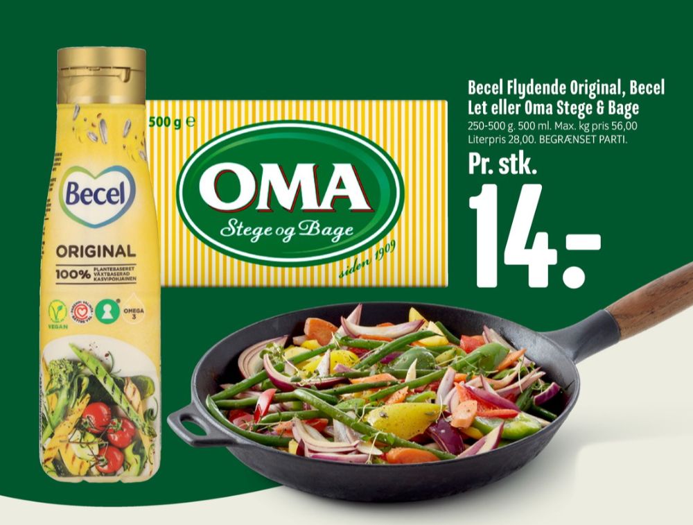 Becel, Margarine - flydende original