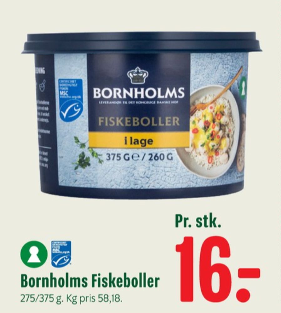 Bornholms, Fiskeboller