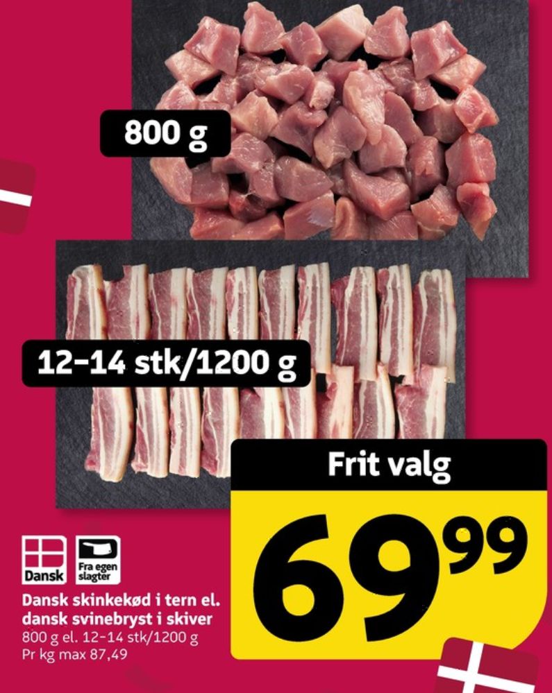 Flæsk i skiver