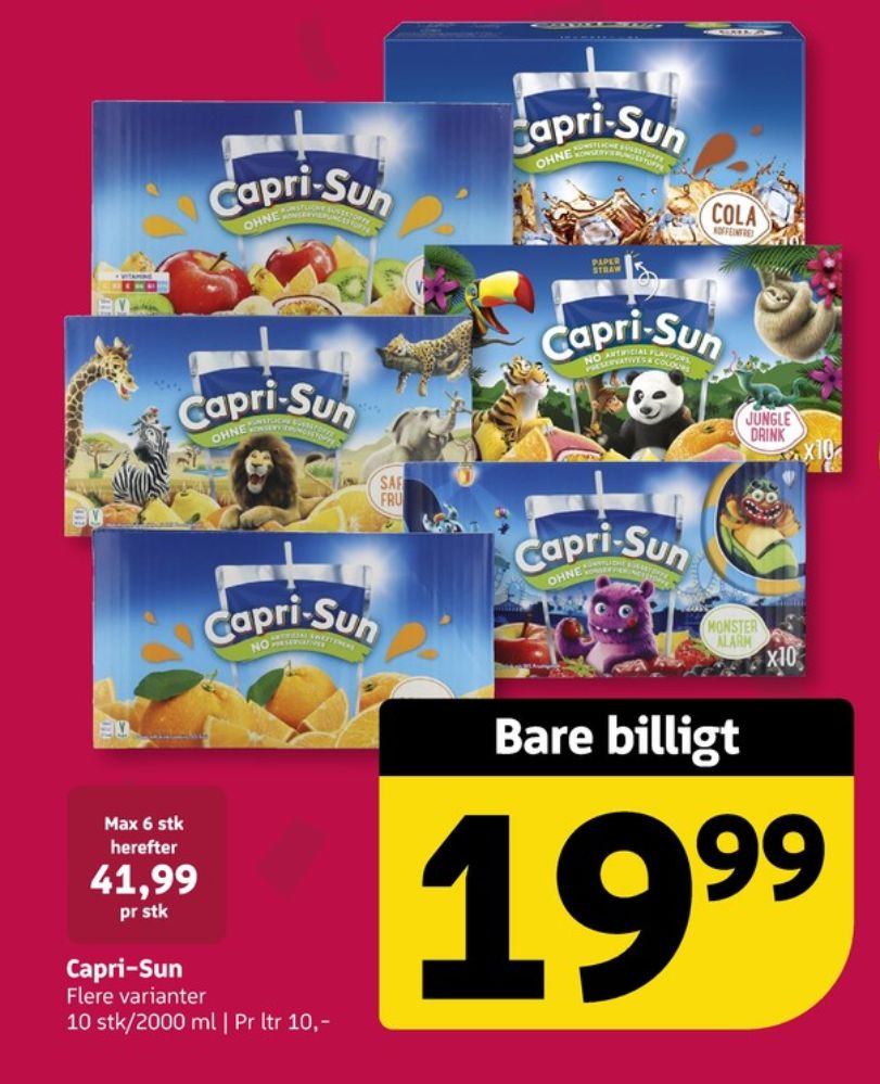 Capri-Sun, Frugtdrik Cola Mix