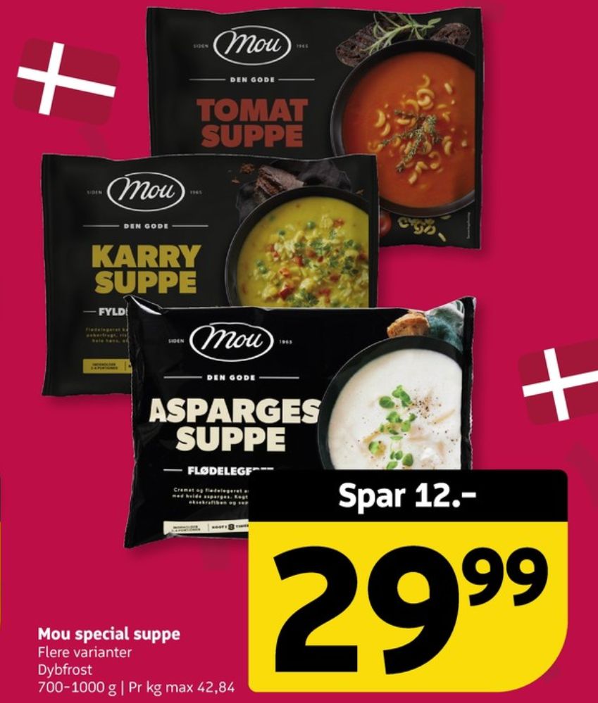 Mou, Aspargessuppe