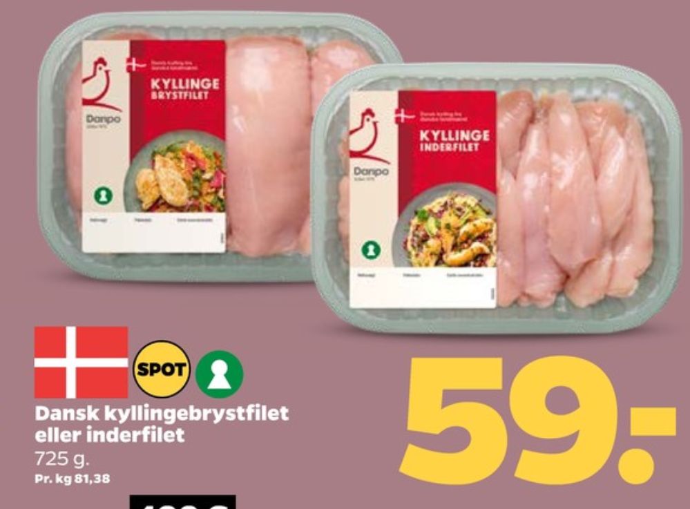 Danpo, Kyllingeinderfileter