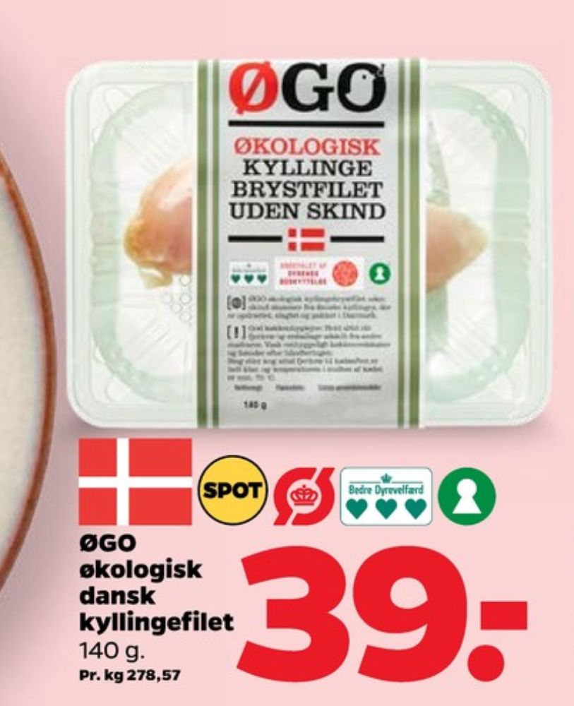 ØGO, Kyllingebrystfilet