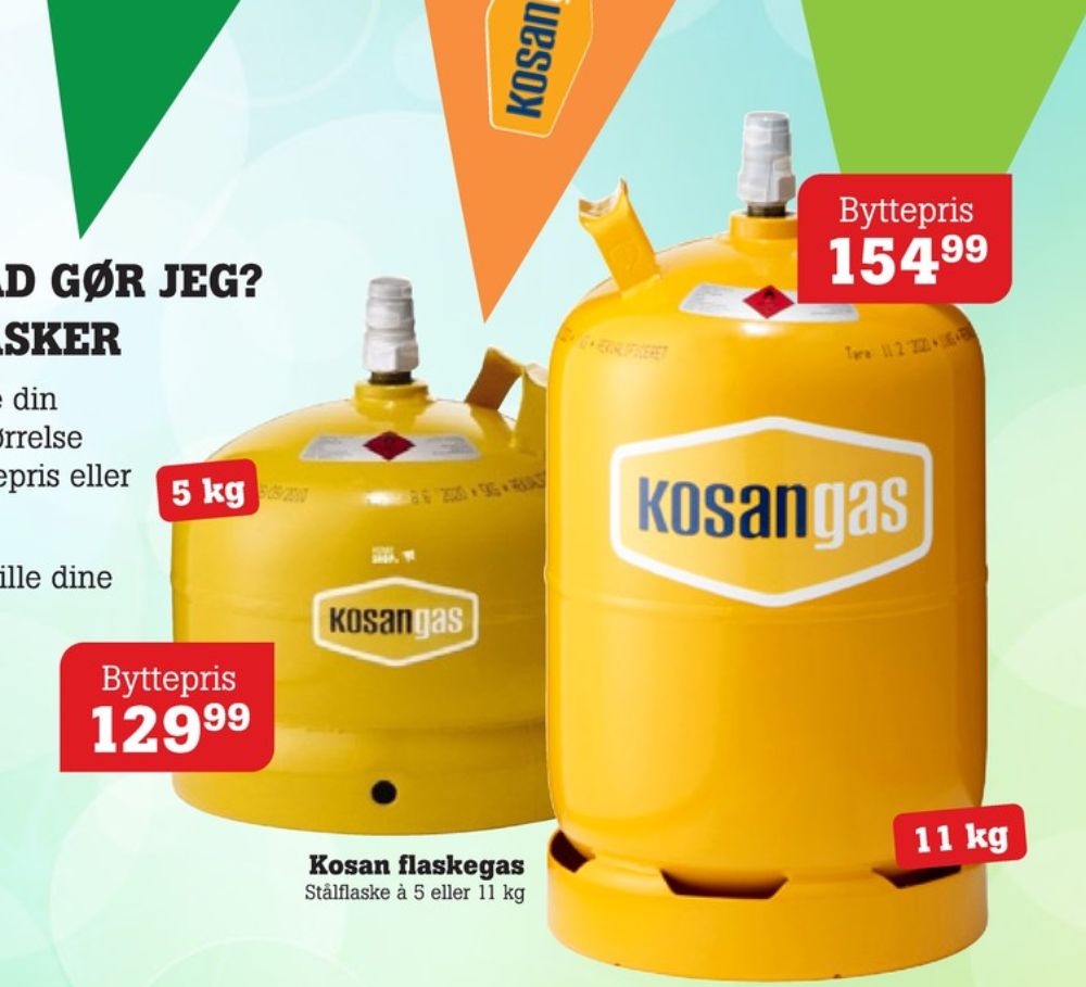 Kosan, Gasflaske