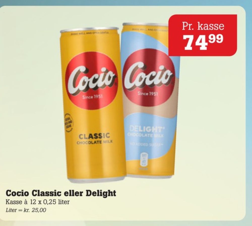 Cocio, Kakaomælk