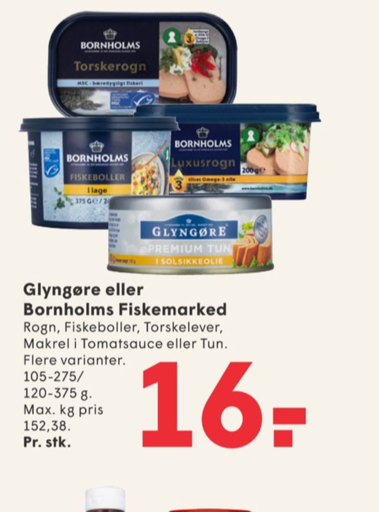 Bornholms, Fiskeboller