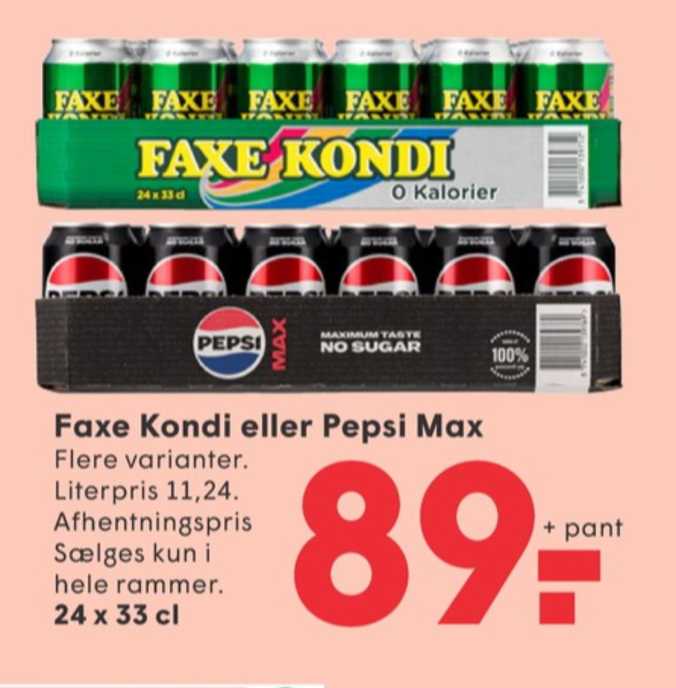 Pepsi Max, Cola 24 pk.