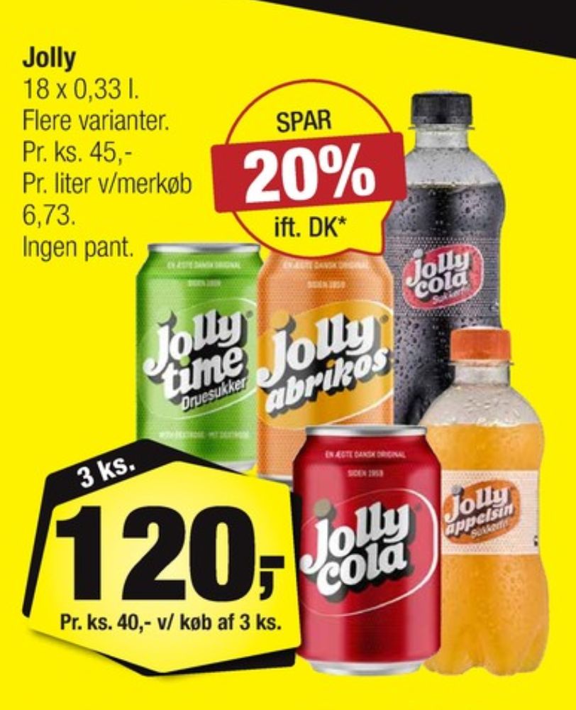 Jolly, Cola 18 pk.