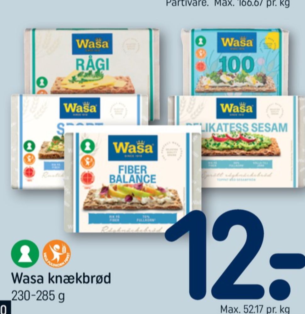 Wasa, Delikatesse Sesam knækbrød