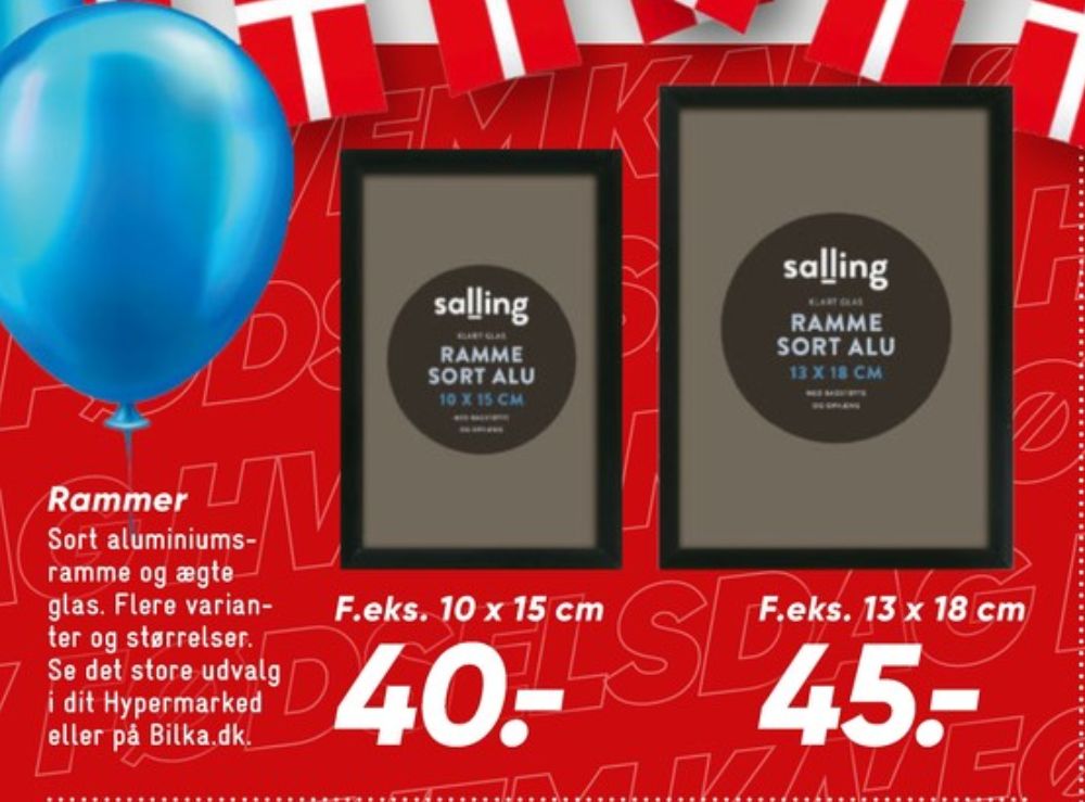 Salling, Billedramme