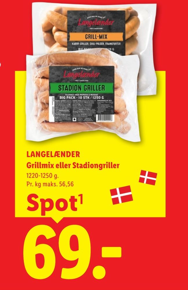 Langelænder, Stadion Griller