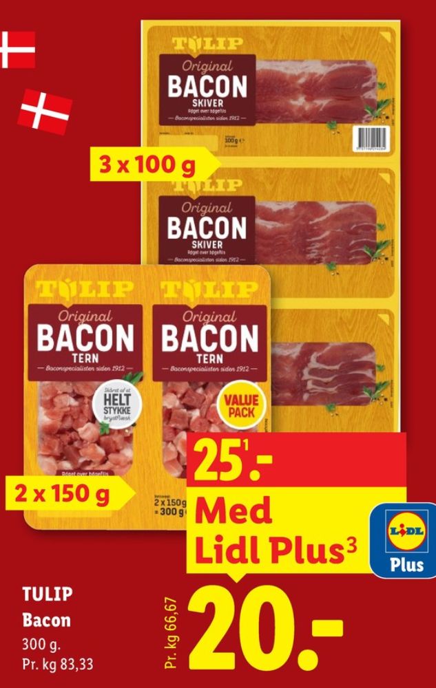 Tulip, Bacontern