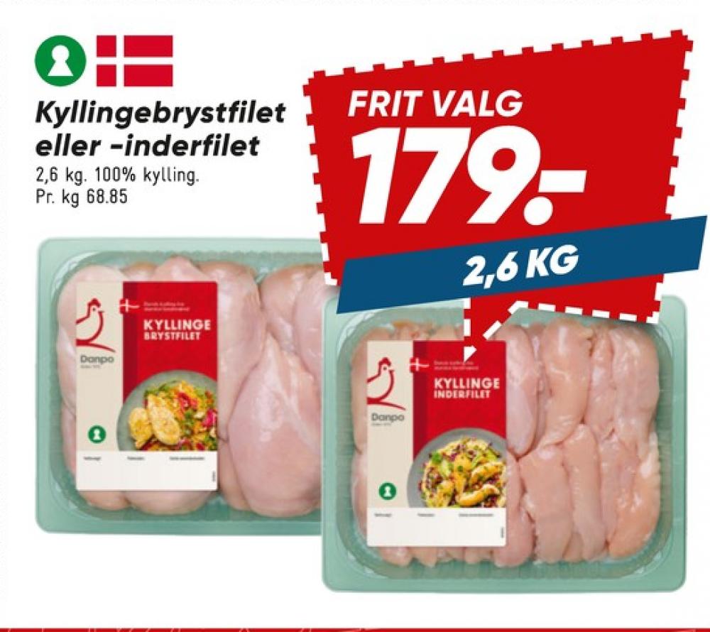 Danpo, Kyllingebrystfilet
