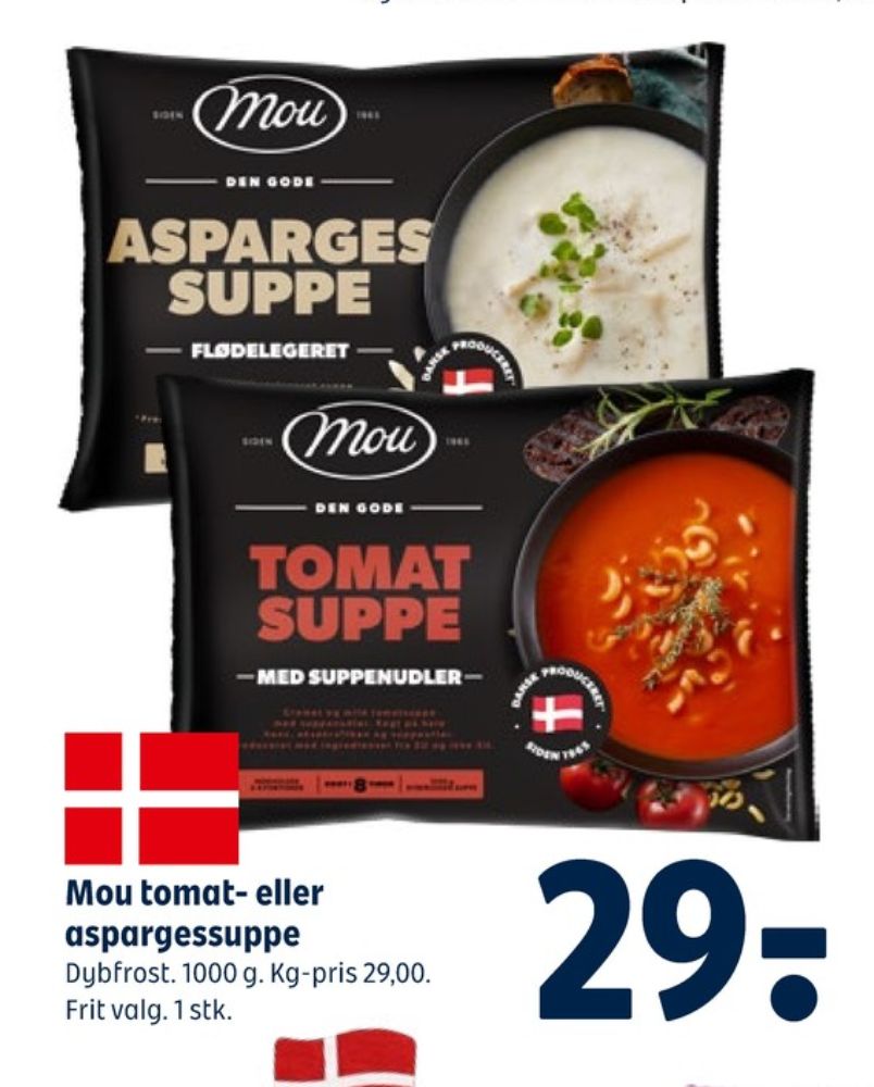 Mou, Aspargessuppe