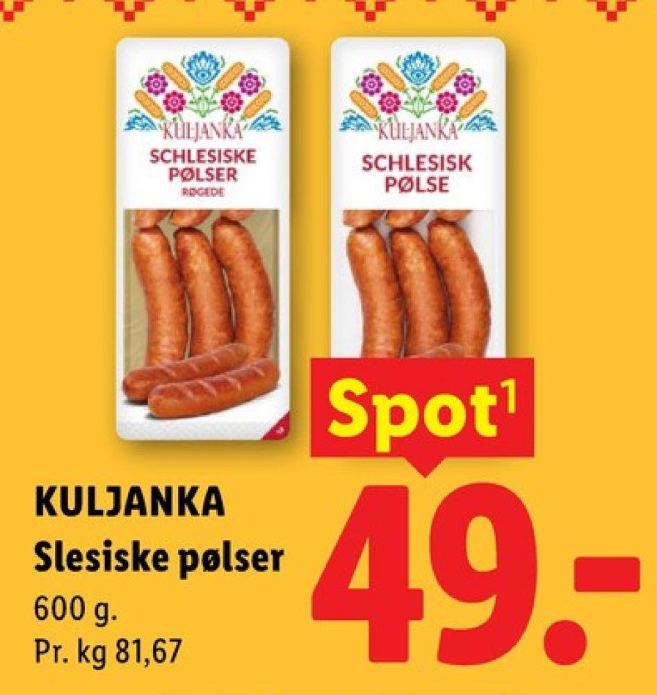 Kuljanka, Schlesiske pølser