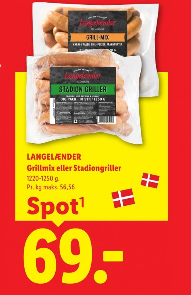 Langelænder, Stadion Griller
