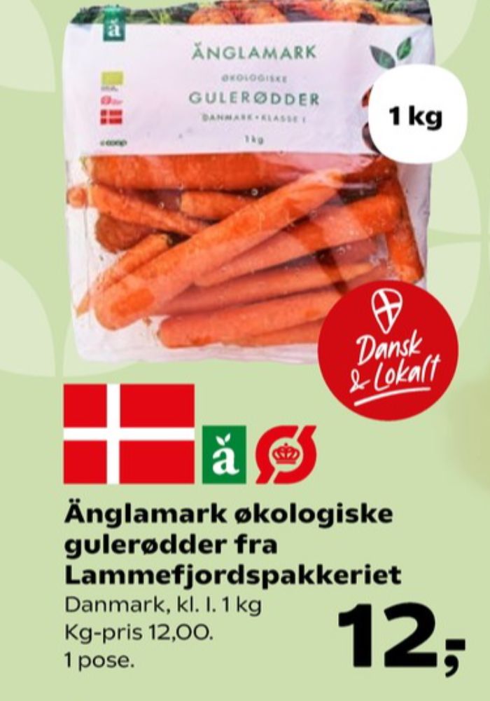 Änglamark, Gulerødder