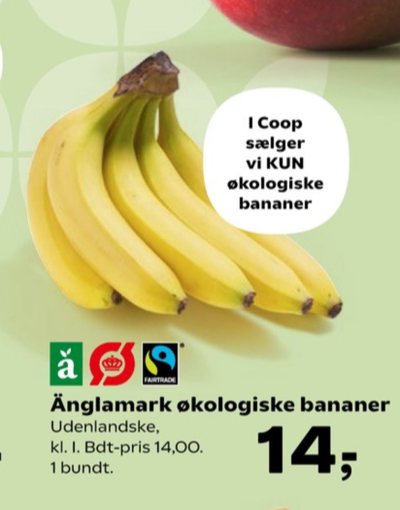 Änglamark, Bananer