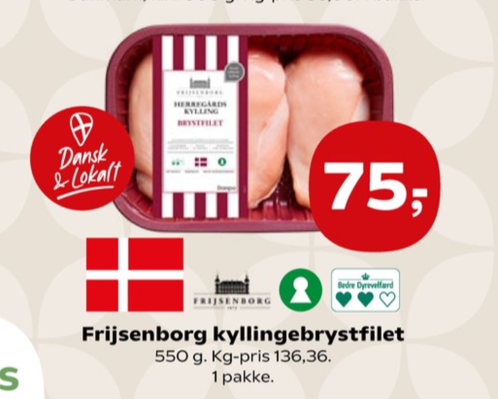 Frijsenborg, Kyllingebrystfilet