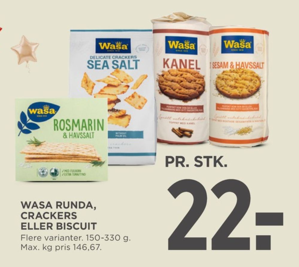 Wasa, Kanel knækbrød
