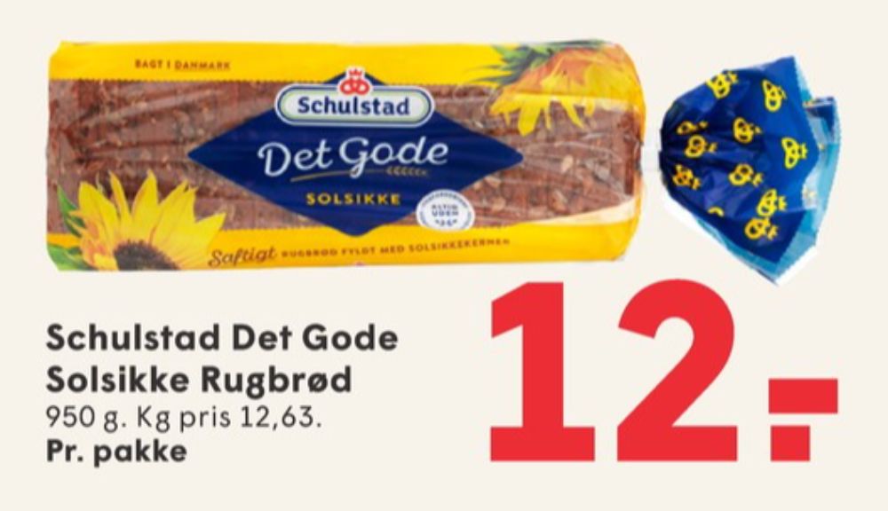 Schulstad Det Gode, Solsikkerugbrød