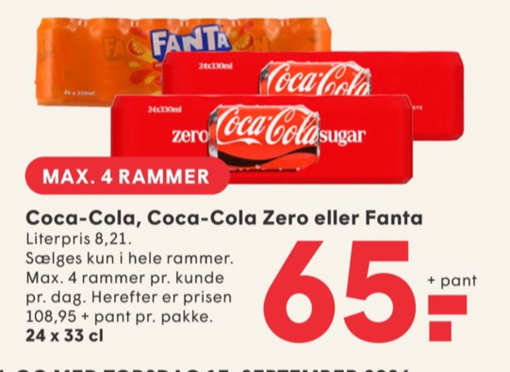 Coca Cola Zero, Cola 24 pk.