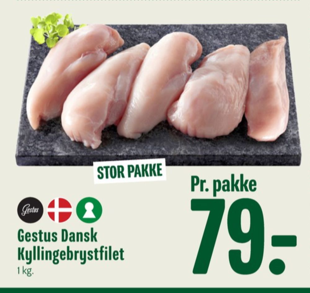 Gestus, Kyllingebrystfilet