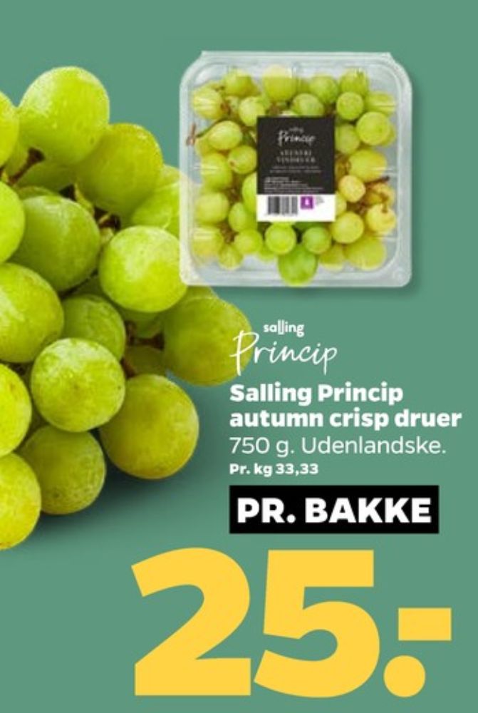 Salling Princip, Vindruer