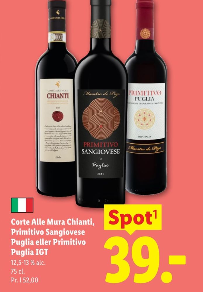 Italiensk Rødvin