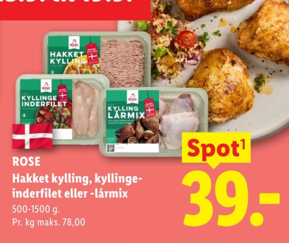 Rose Ærlig Kylling, Kyllingelårmix