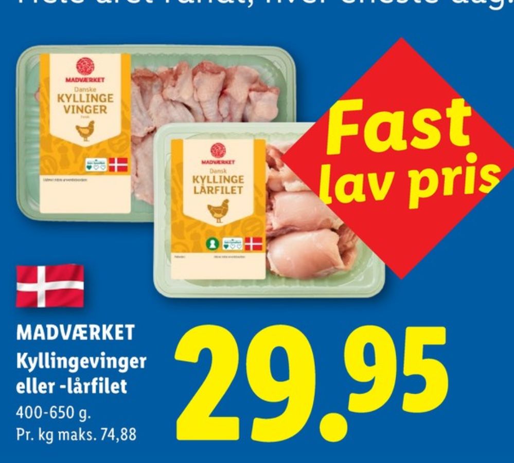 Madværket, Kyllingevinger
