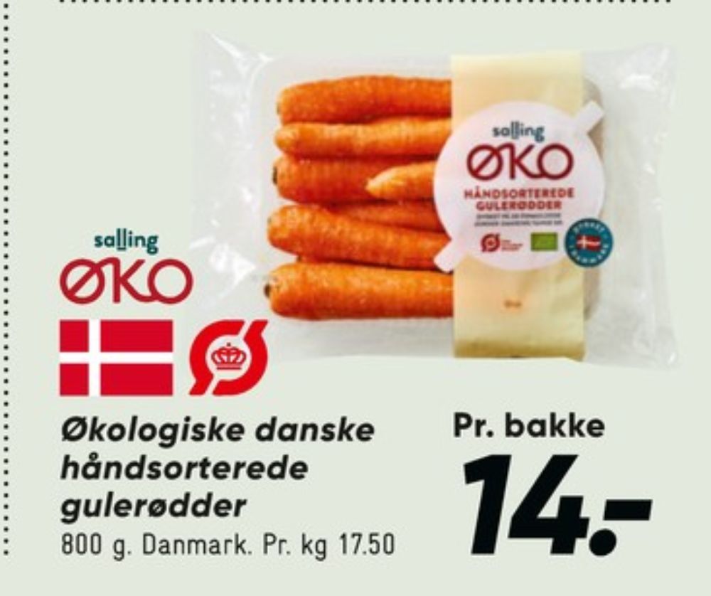Salling ØKO, Gulerødder