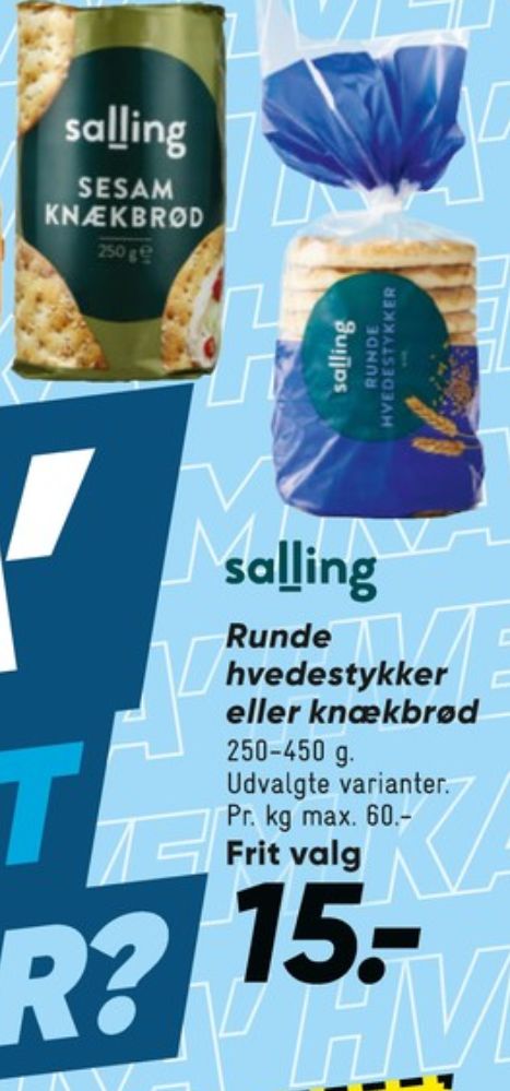 Salling, Sesam knækbrød