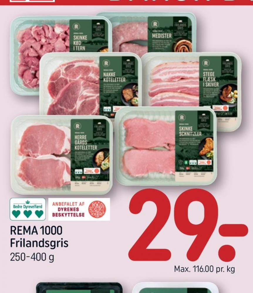 Rema 1000, Flæsk i skiver