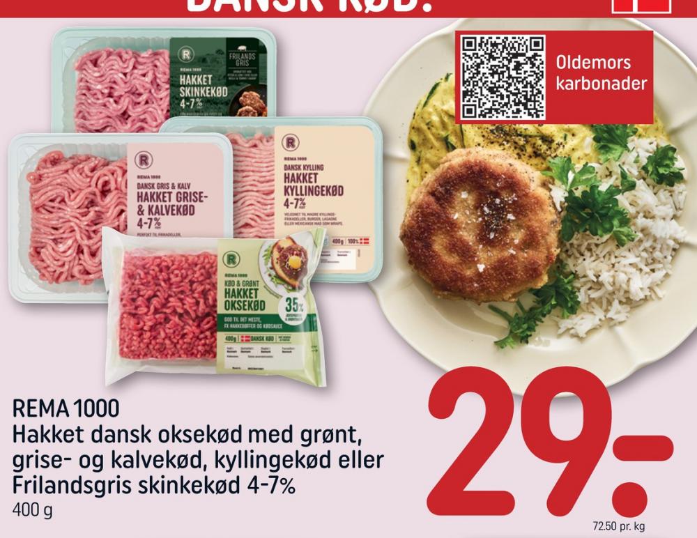 Rema 1000, Hakket kylling 4-7%
