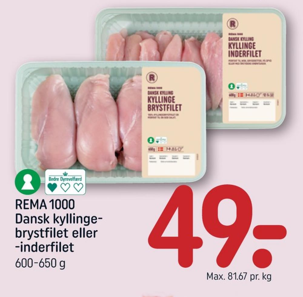 Rema 1000, Kyllingebrystfilet
