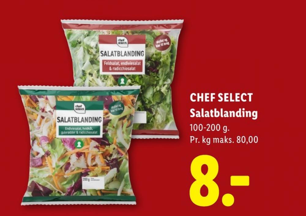 Chef Select, Salatblanding